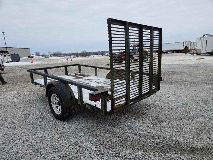 mfd-flat-bed-trailer,-top-brand,-vin#5hlet1012bf111138-10'x5'-flat-bed-single-axle-w/ramp-image-8
