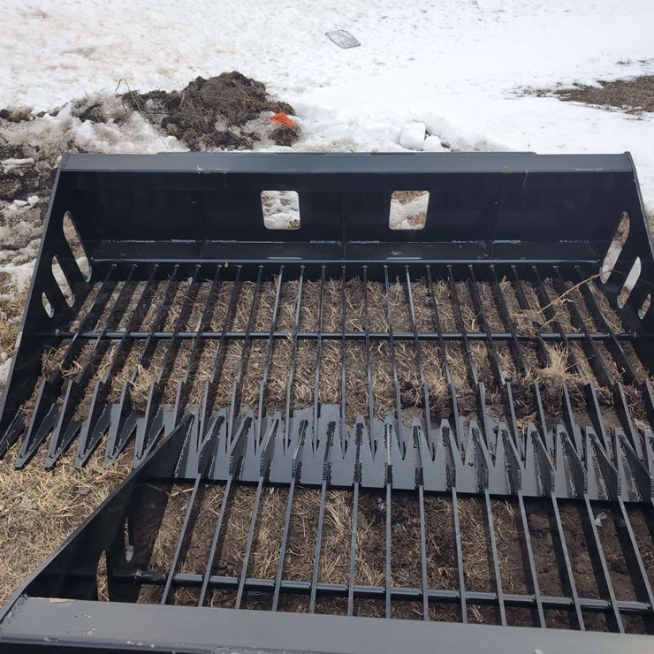 (1) Wolverine 66" Skid Steer Screening Bucket SB66