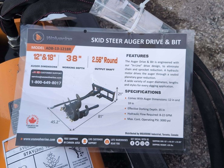 wolverine-skid-steer-auger-drive-and-bit-12"/18"-adb-13-1218r-image-3