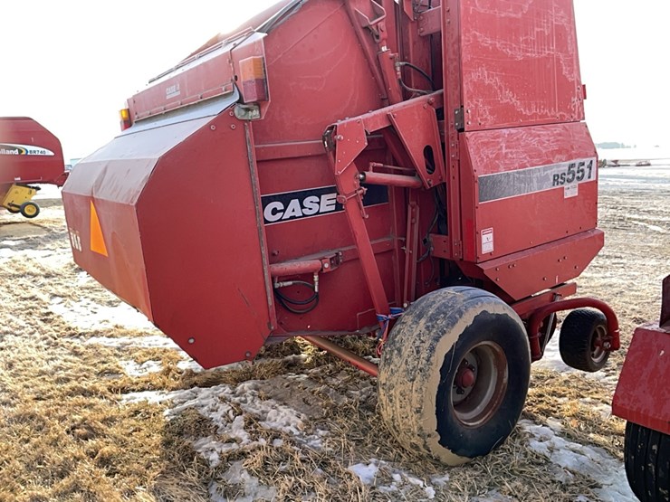 tag-#454,-case-rs551-round-baler-image-8