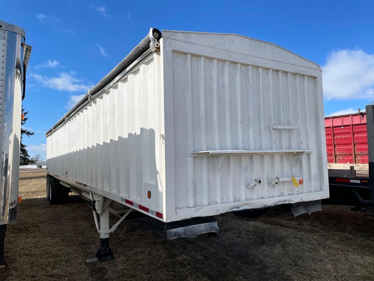 tag-#413,-1981-40'-chamberlin-hopper-bottom-steel-trailer-image-20