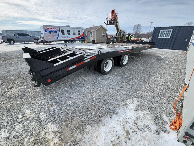 1994-inter-model-400,-sn#ijk01a208ta200041-trailer-20'-deck-+-5'-bumber-hitch-flatbed,-tandem-axle-image-7