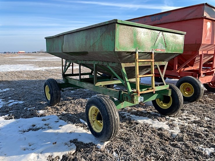 tag-#478,-85-bu-gravity-wagon-w/jd-gear-image-6