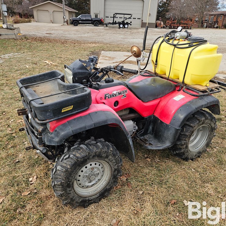 2002 Honda TRX450M2 Foreman S ATV W/Sprayer