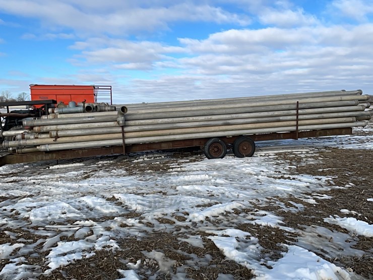 tag-#278,-irrigation-pipe-trailer,-tandem-w/approx-2100'-alum-pipe-image-4