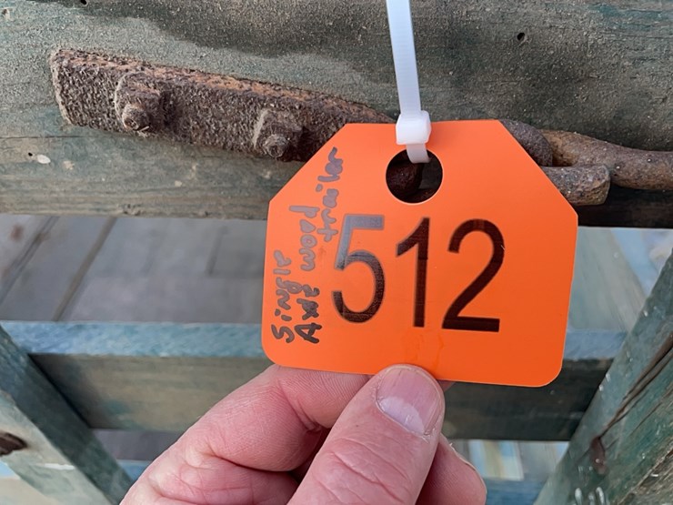 tag-#512,-single-axle-wood-trailer*-image-2