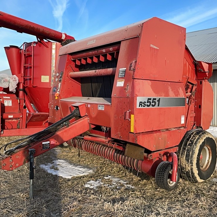 Tag #454, Case RS551 Round baler
