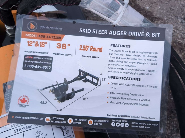 wolverine-skid-steer-auger-drive-and-bit-12"/18"-adb-13-1218r-image-3