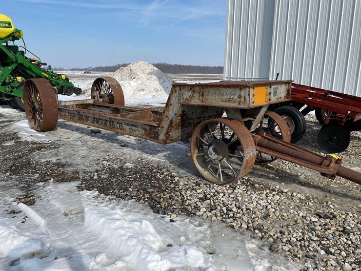 tag-#281,-antique-steel-wheel-implement-hauler-(made-in-iowa)-image-11