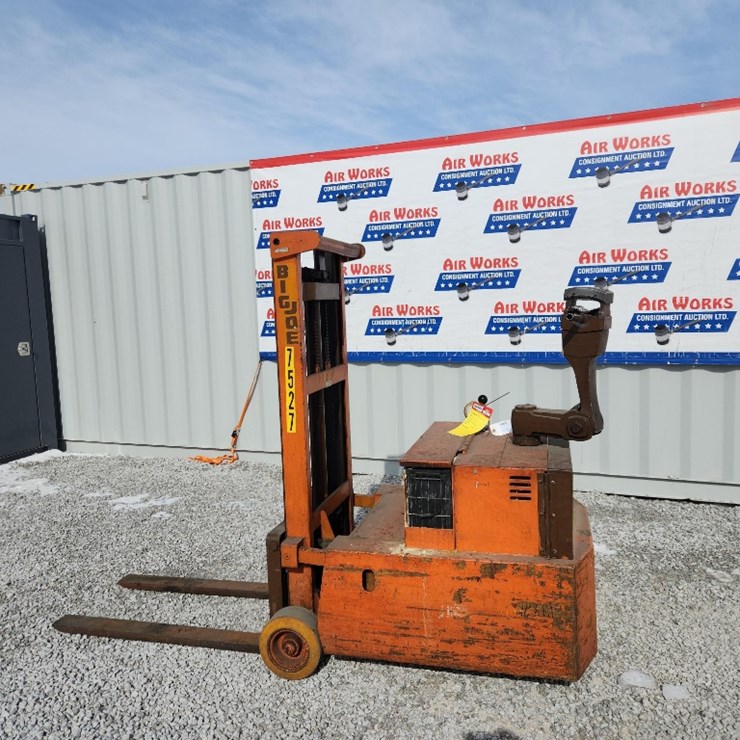 Big Joe, SN#RBC45462 Walk behind Battery powered Forklift 44" Forks