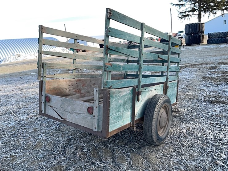 tag-#512,-single-axle-wood-trailer*-image-7
