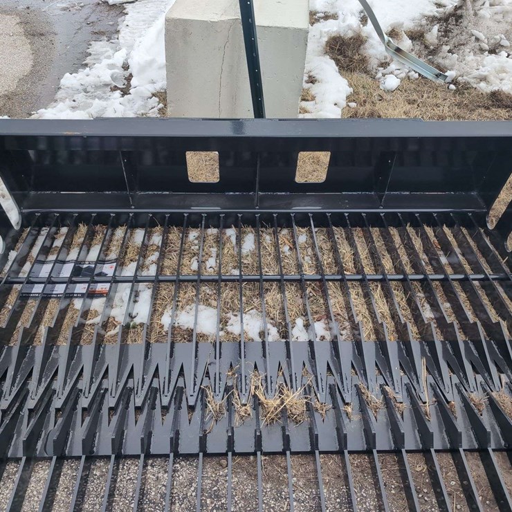 (1) Wolverine 72" Skid Steer Screening Bucket SB72