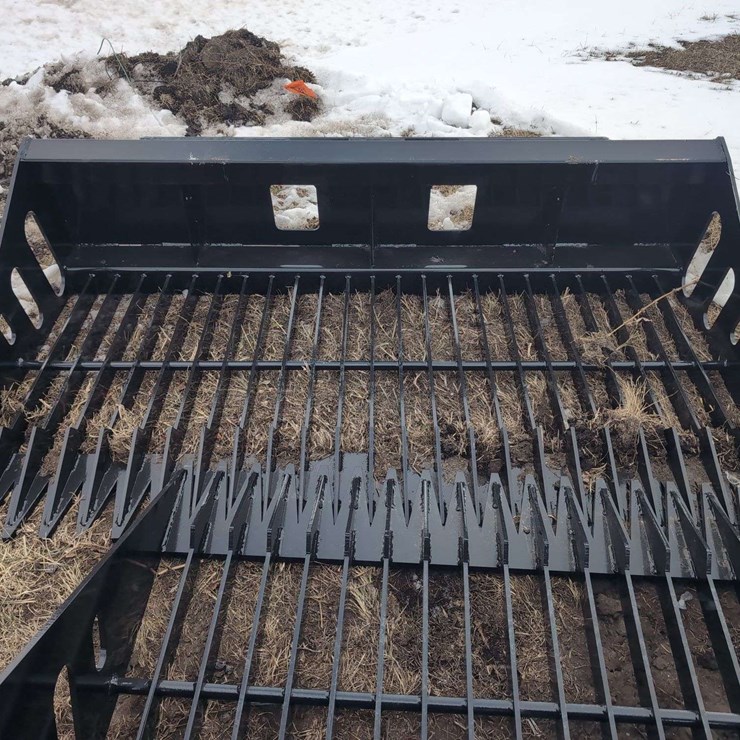 (1) Wolverine 66" Skid Steer Screening Bucket SB66