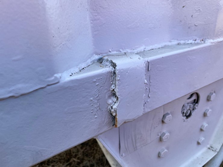 tag-#413,-1981-40'-chamberlin-hopper-bottom-steel-trailer-image-4