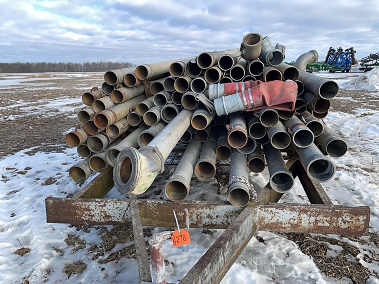 tag-#278,-irrigation-pipe-trailer,-tandem-w/approx-2100'-alum-pipe-image-3
