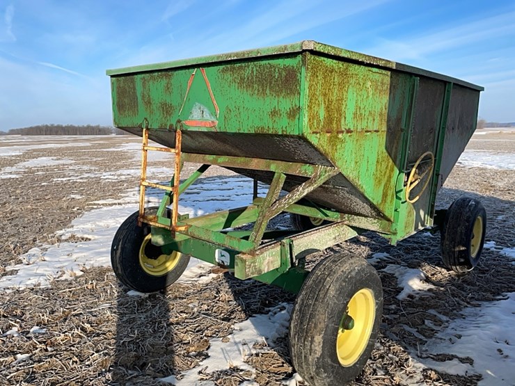 tag-#478,-85-bu-gravity-wagon-w/jd-gear-image-9