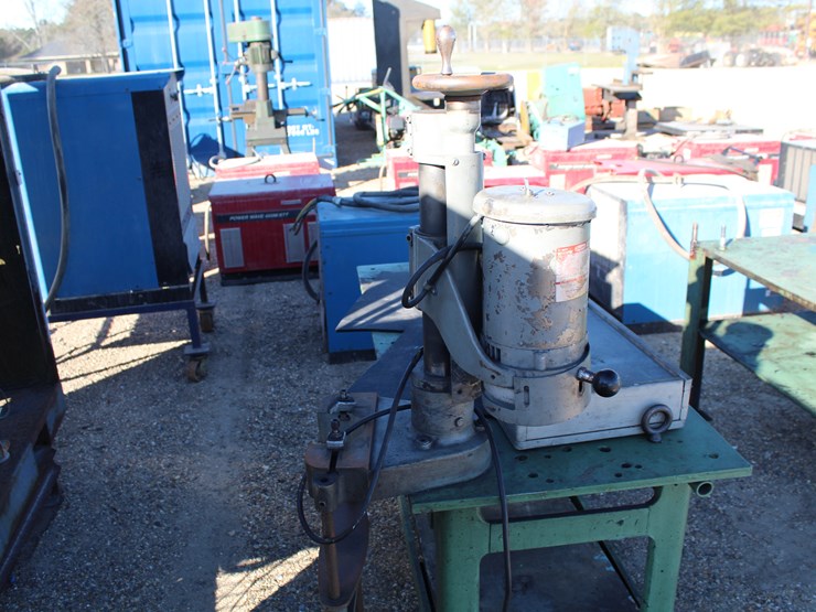 #3490-•-steel-work-table-with-electric-press-image-3