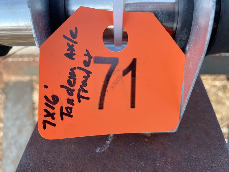 tag-#71,-7'x16'-tandem-axle-trailer-image-2