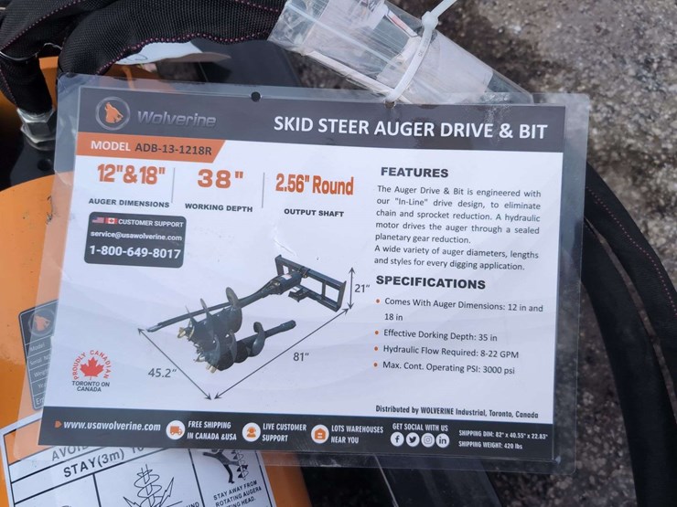 wolverine-skid-steer-auger-drive-and-bit-12"/18"-adb-13-1218r-image-3