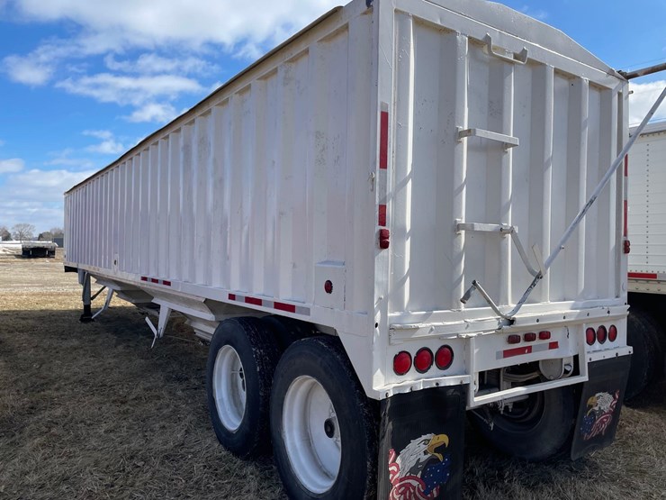 tag-#413,-1981-40'-chamberlin-hopper-bottom-steel-trailer-image-10