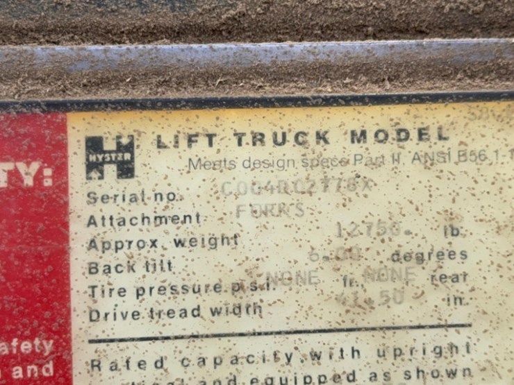 hyster-model-80,-sn#-255464-fork-lift,-lp-cushion-tire-3-mast-42"-forks-9550lb-cap-2082hrs-image-24