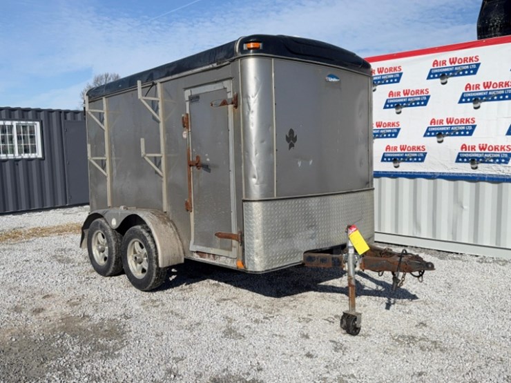 united-cargo-10'-trailer-sn#56jte1022ea134773,-tandem-axle,-ladder-hooks-on-side-image-2