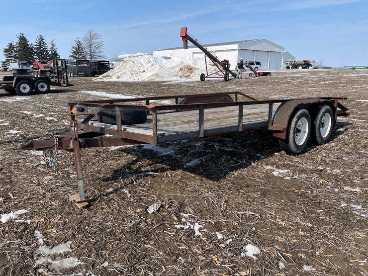 tag-#71,-7'x16'-tandem-axle-trailer-image-1