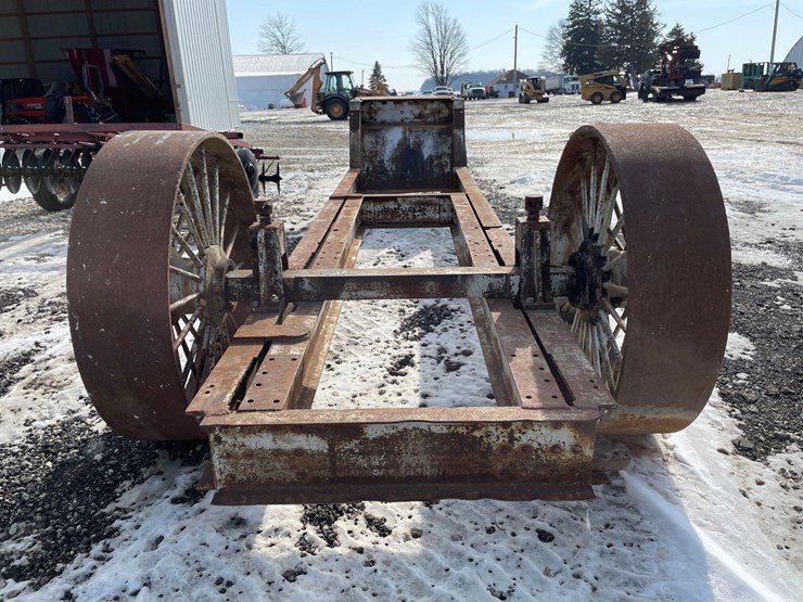 tag-#281,-antique-steel-wheel-implement-hauler-(made-in-iowa)-image-8