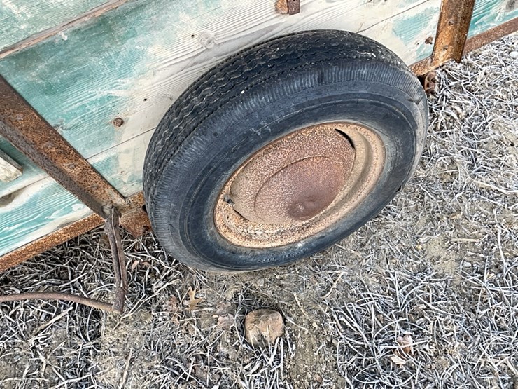 tag-#512,-single-axle-wood-trailer*-image-4