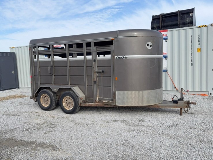 corn-pro-2014-horse-trailer-14-x-6,-sn#-sb-1465,-tandem-axle,-12,500#-capacity-image-2