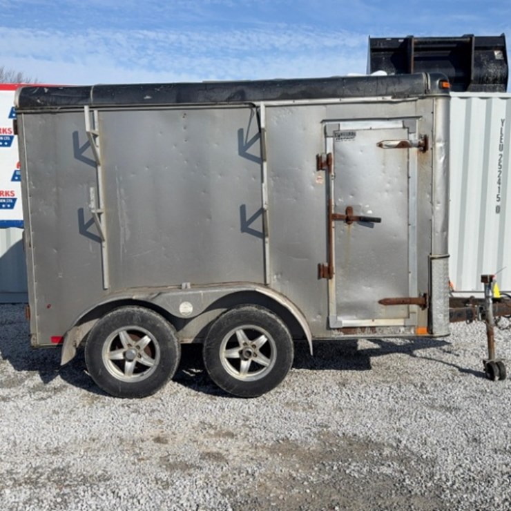 United Cargo 10' Trailer SN#56JTE1022EA134773, tandem axle, ladder hooks on side