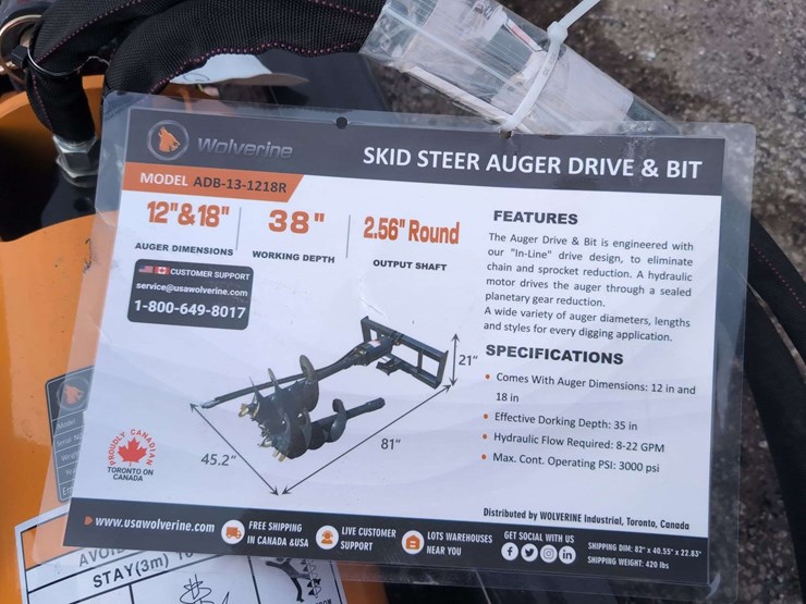 wolverine-skid-steer-auger-drive-and-bit-12"/18"-adb-13-1218r-image-3
