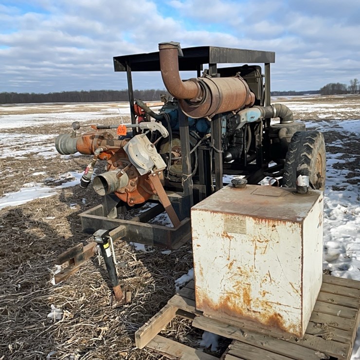 Tag #279, 6" pump w/Detroit diesel