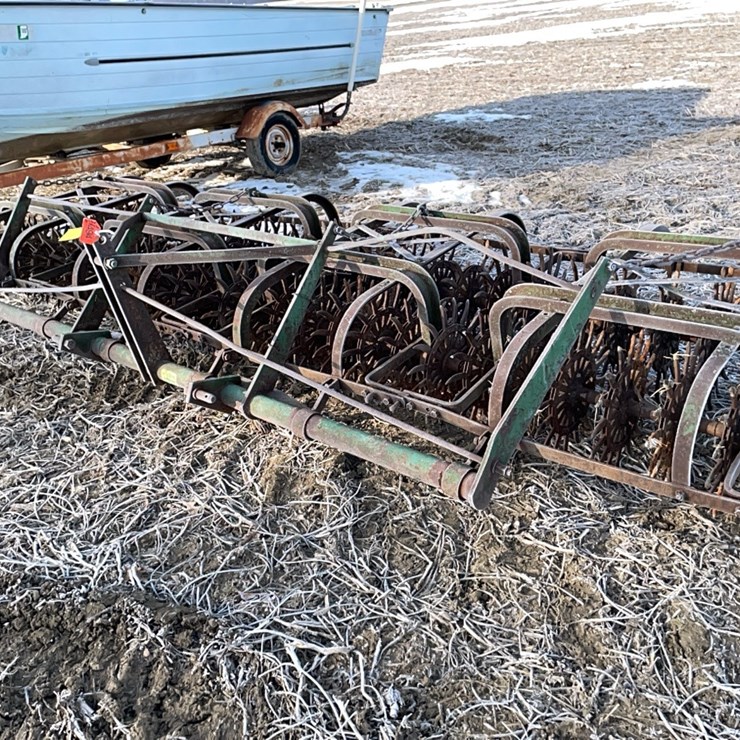 Tag #494, JD rotary hoe*