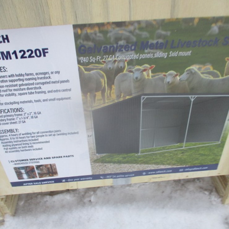 #5671 • 12'x20' Livestock Shelter