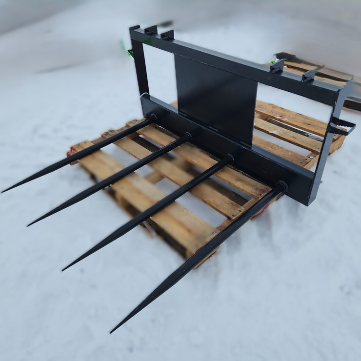 #2831 • Unused 4 Tine 36“ Bale Spear Attachment