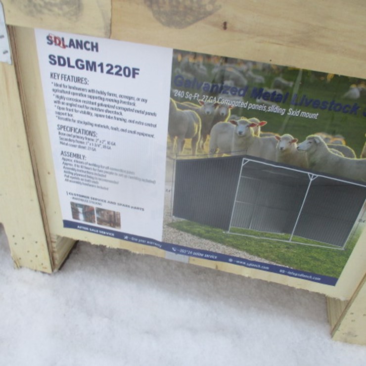 #5666 • 12'x20' Livestock Shelter