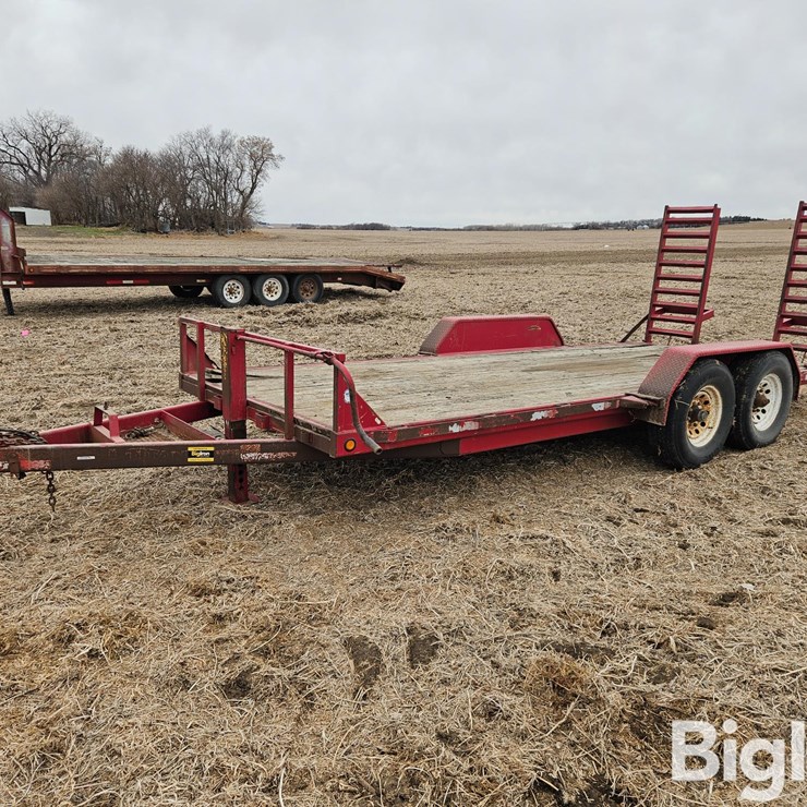 18' T/A Flatbed Equipment Trailer