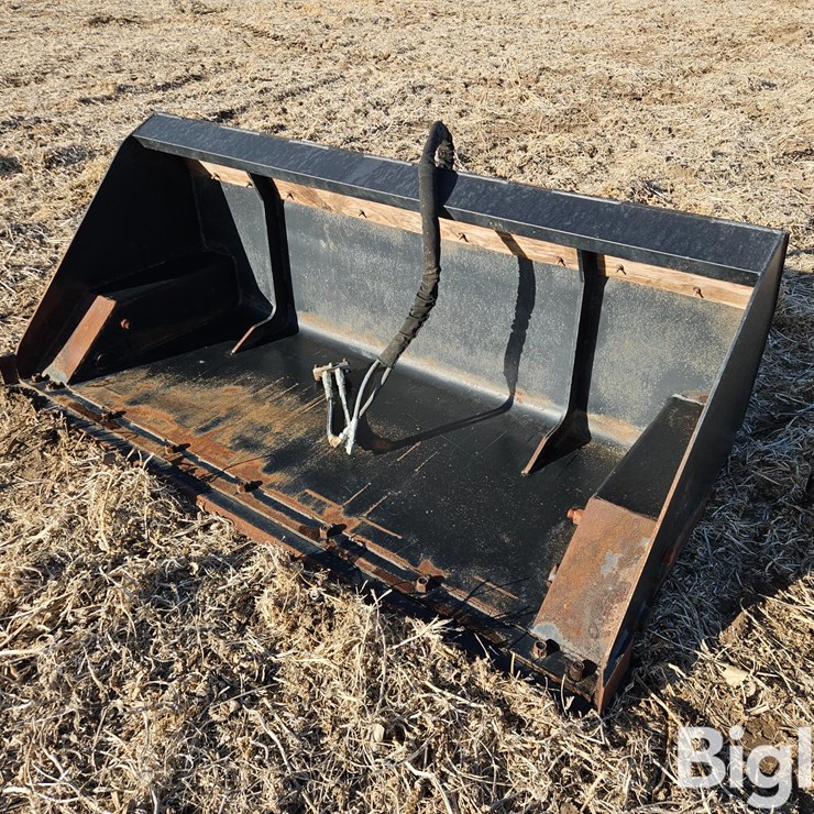 Jenkins 84" Hydraulic Dump Bucket Skid Steer Attachment