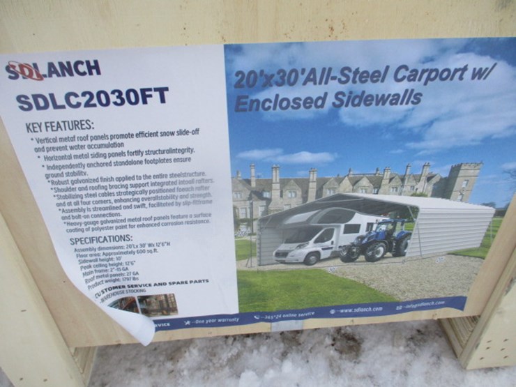 #5640-•-20'x30'-enclosed-carport-image-1