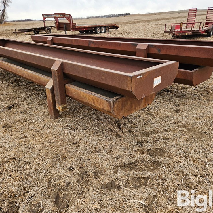 Forever Feeders 20' Long Steel Feed Bunks