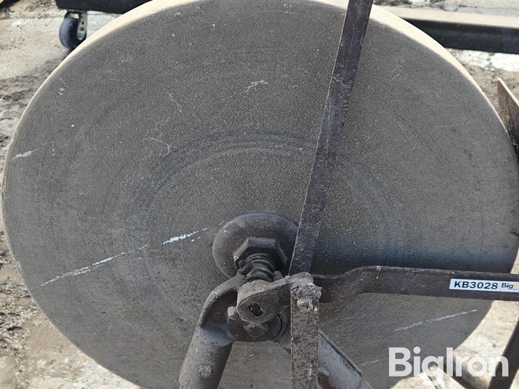 antique-grinding-stone-pedal-wheel-w/seat-image-8