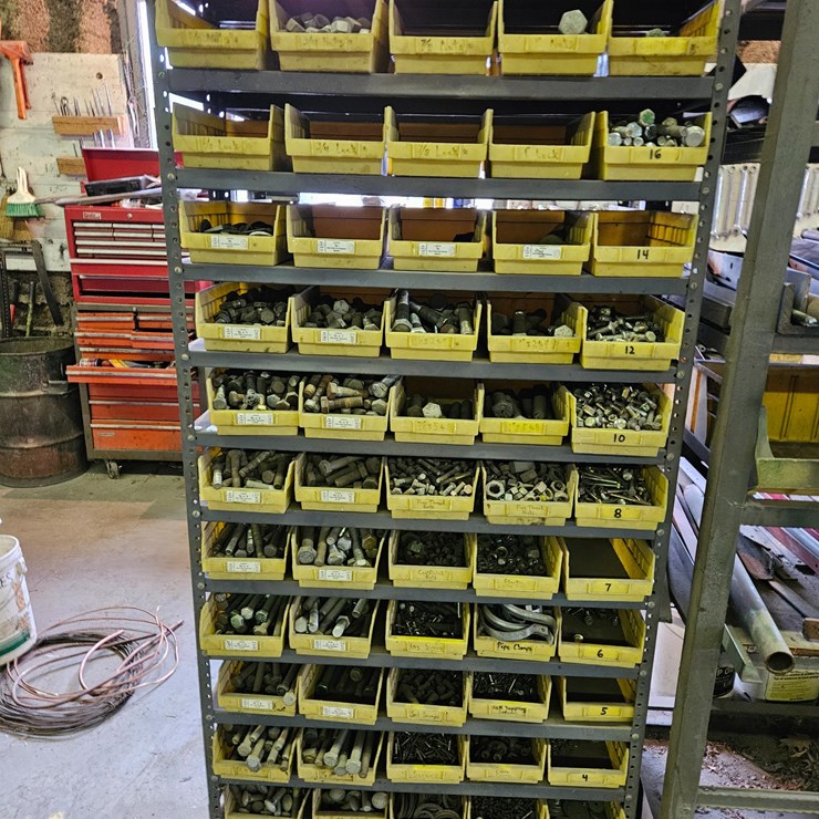 Large Bulk Bolt Bin W/Fasteners