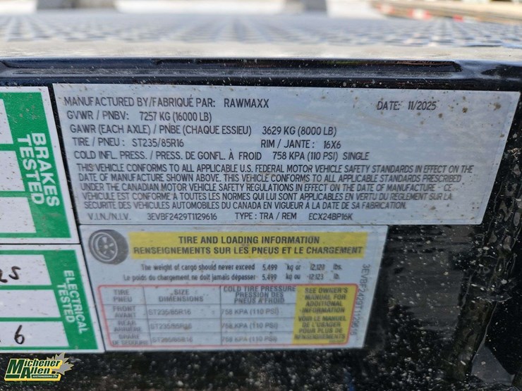 2026-rawmaxx-ecx24bp16k-t/a-24ft-ball-hitch-equipment-trailer-image-19