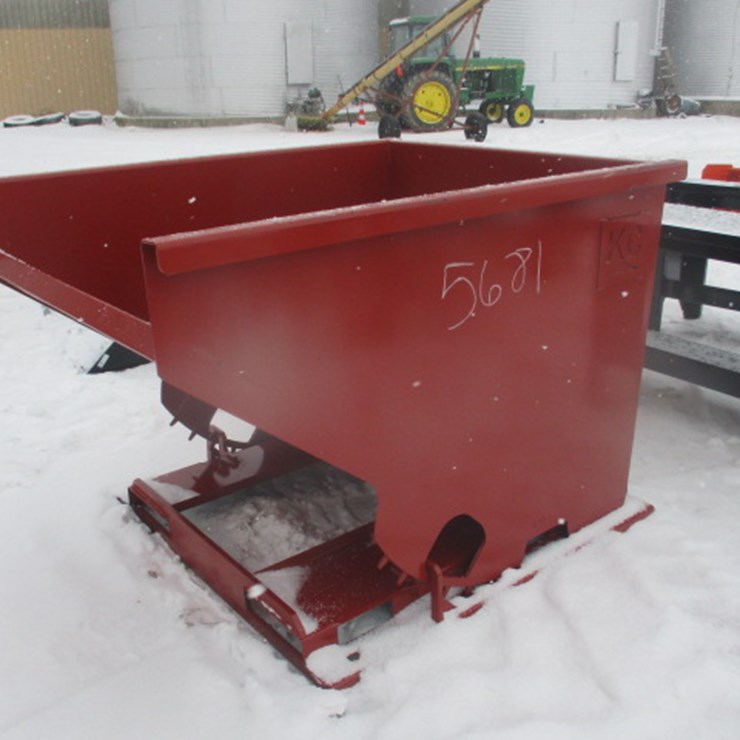 #5681 • 2.0 CY. Self Dumping Hopper With Fork Pockets vFT
