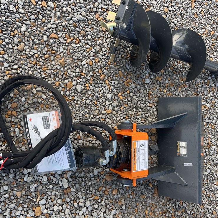 Unused Mini Skid Steer Auger & Bit Attachment
