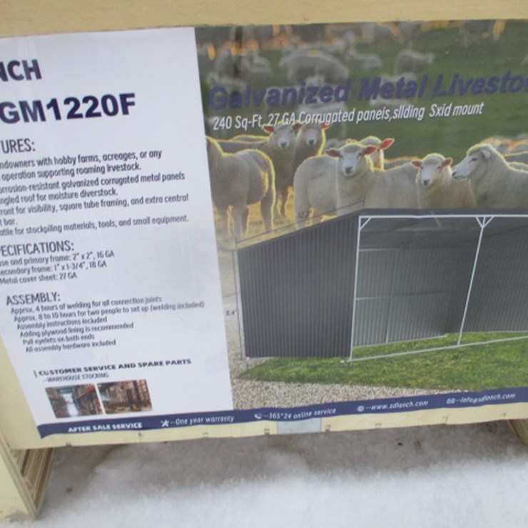 #5651 • 12'x20' Livestock Shed