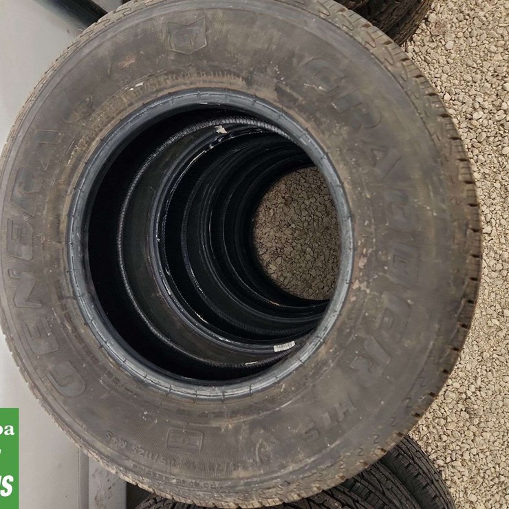 Set Of 4 General Grabber HTS Tires 225/75R16