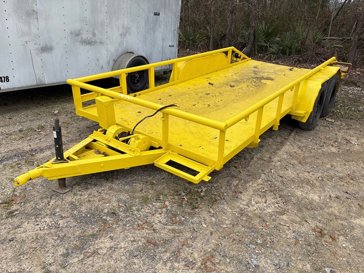 #676-•-16ft-yellow-farm-trailer-|-no-title-image-2