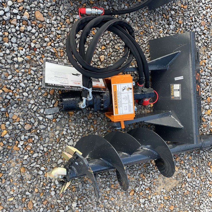 Unused Mini Skid Steer Auger & Bit Attachment